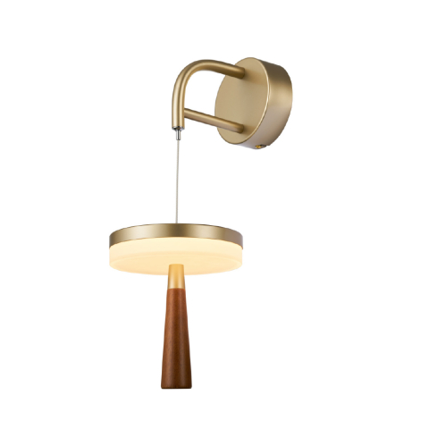 Aplice - Aplică LED de perete Asiatică 11W • CCT reglabil • 715lm • 16,4 cm × H40 cm - aluminiu, auriu