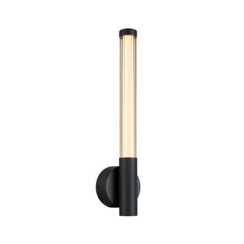 Aplice - Aplică LED de perete Candelera 7W • CCT reglabil • 490lm • 10 cm × H44 cm - aluminiu, negru