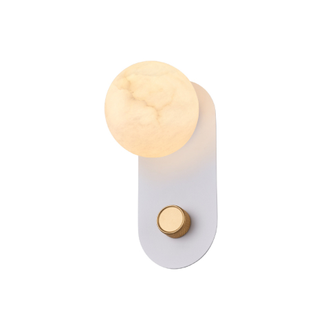 Aplice - Aplică LED de perete Marbella 11W • 2700K • 715lm • 14 cm × H30 cm - aluminiu, alb