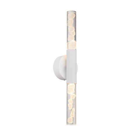 Aplice - Aplică LED de perete Oasis 13W • CCT reglabil • 650lm • 12 cm × H53,3 cm - aluminiu, acril, alb