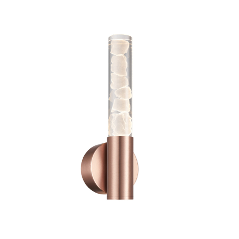 Aplice - Aplică LED de perete Oasis 7W • CCT reglabil • 350lm • 10 cm × H30,6 cm - aluminiu, bronz