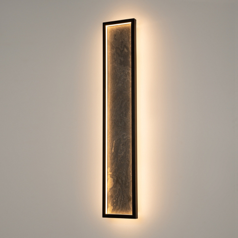 Aplice - Aplică LED de perete Orign 55W • 3000K • 800lm • 6 cm - metal, negru