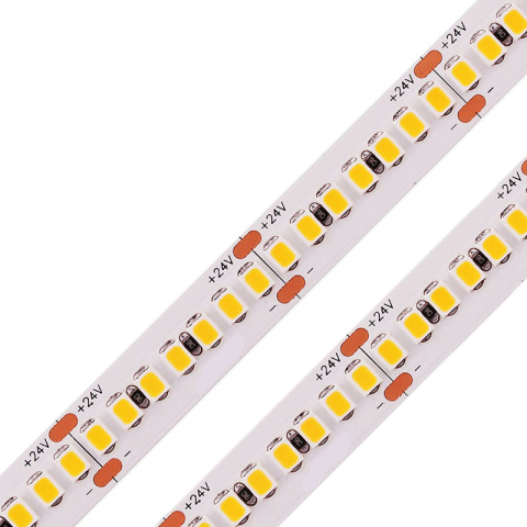 Bandă LED SMD - Banda LED 238 LED/m 24V 6000K IP20 - rolă pe fundal alb