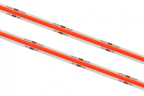 Bandă LED COB - Banda LED COB 480 LED/m 24V IP20 - rolă pe fundal alb