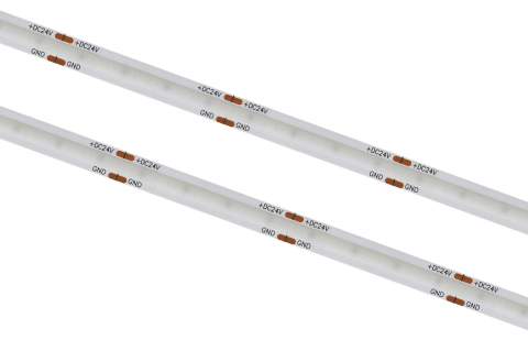 Bandă LED COB - Banda LED COB 480 LED/m 24V IP20 - rolă pe fundal alb