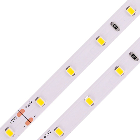 Bandă LED SMD - Banda LED 56 LED/m 24V 4000K IP20 - rolă pe fundal alb