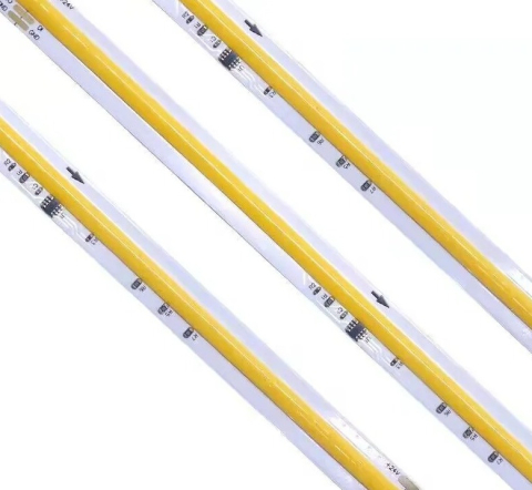 Bandă LED COB - Banda LED 360 LED/m 24V 4000K IP20 - rolă pe fundal alb