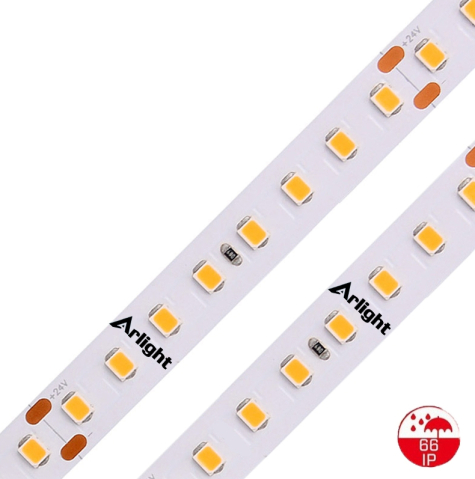 Bandă LED - Banda LED 112 LED/m 24V 2700K IP66 - rolă pe fundal alb