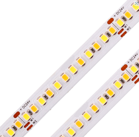 Bandă LED SMD - Banda LED 224 LED/m 24V IP20 - rolă pe fundal alb