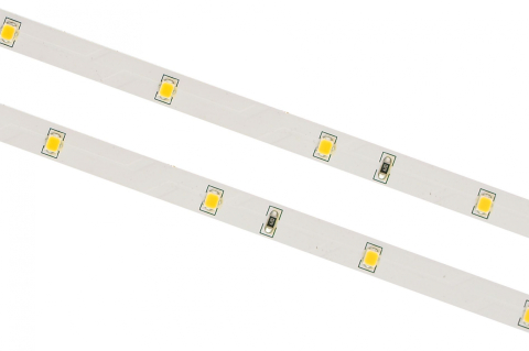 Bandă LED - Banda LED 28 LED/m 24V 3000K IP20 - rolă pe fundal alb