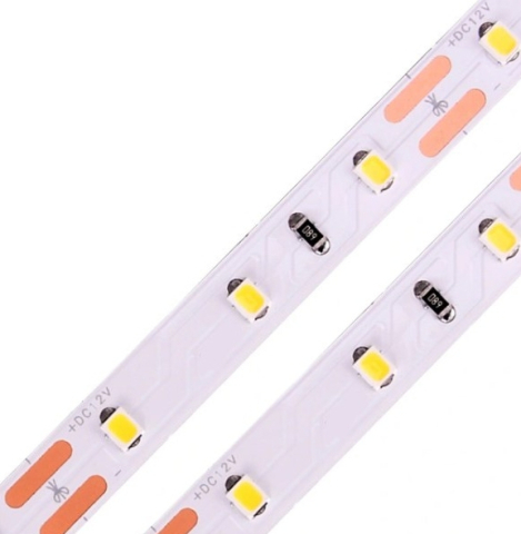Bandă LED SMD - Banda LED 60 LED/m 12V 4000K IP20 - rolă pe fundal alb