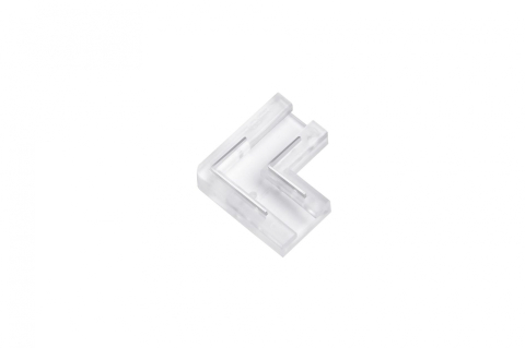 Conectori bandă LED - Conector bandă LED colt 8mm transparent 5.5A - accesoriu bandă LED
