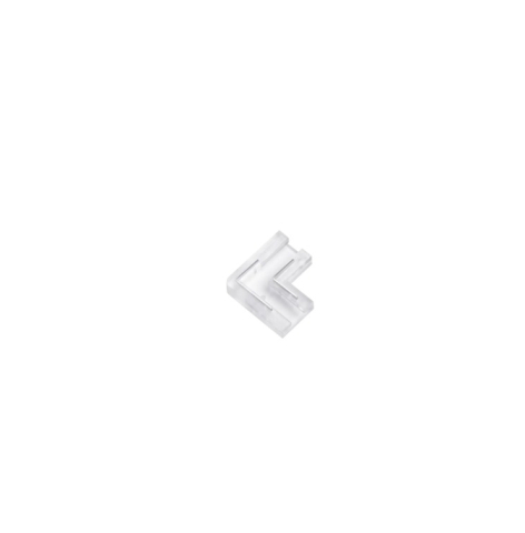 Accesorii bandă LED - Conector banda LED 10mm colt transparent 5.5A - accesoriu bandă LED
