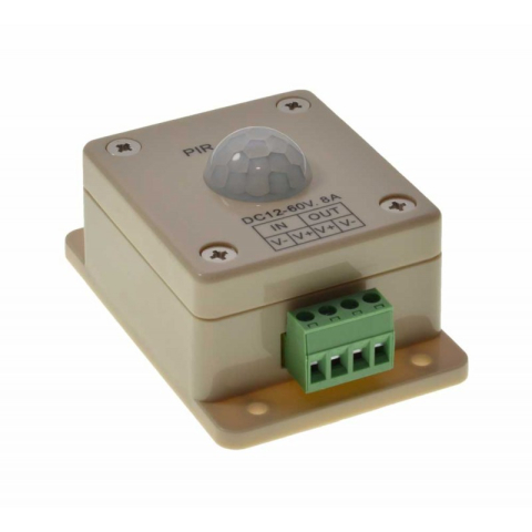 Controlere și dimmere - SENZOR PIR 12V-60V/8A - accesoriu bandă LED