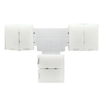 Accesorii bandă LED - Conector MONO T de 8mm + Clips - T - accesoriu bandă LED