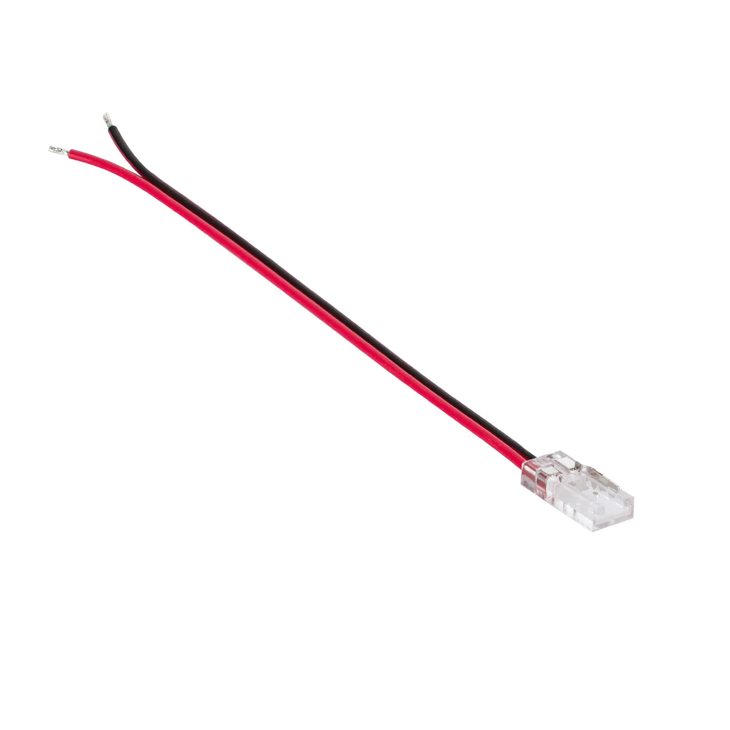 Accesorii bandă LED - Conector 8mm pentru banda led cob 2 pini cu cablu - accesoriu bandă LED