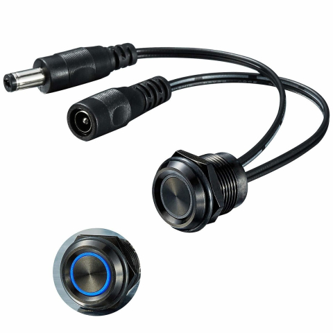 Accesorii bandă LED - Comutator Touch 12-24V 2A. Dimmer Mobila - NEGRU - accesoriu bandă LED