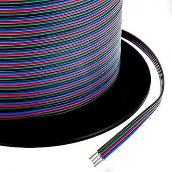Accesorii bandă LED - Cablu banda LED RGB cu 4 fire - accesoriu bandă LED