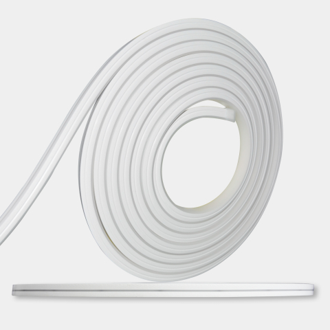 Neon LED - Neon LED 10×10 mm 24V 6000K IP67 - furtun luminos montat pe contur