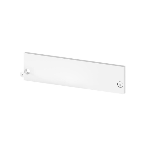 Profile aluminiu pentru bandă LED - Capac de capat din aluminiu alb P20-1 - accesoriu profil LED