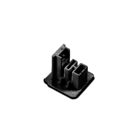 Iluminat industrial și stradal - Capac pentru șină 220V - plastic, negru