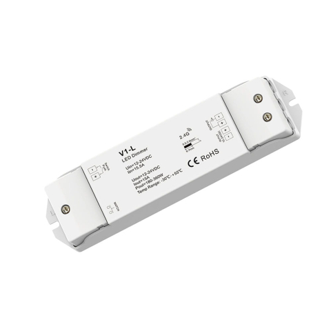 Controlere și receptoare - Controler LED monocolor • 12-48V • 15A - V1-L