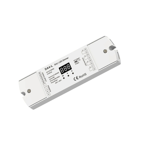 Controlere și receptoare - Controler LED monocolor • DALI • 4×5A - DA4-L