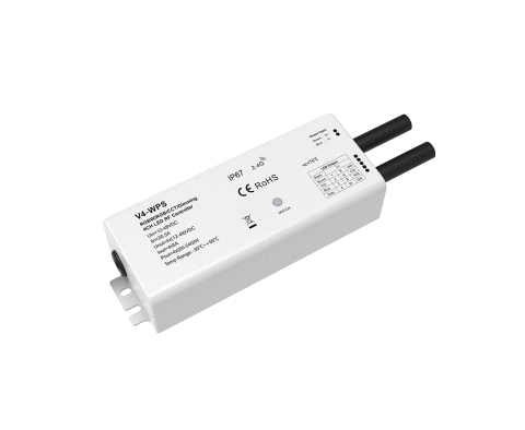 Controlere și receptoare - Controler LED multifuncțional • 12-48V • 4×5A • IP67 - V4-WPS