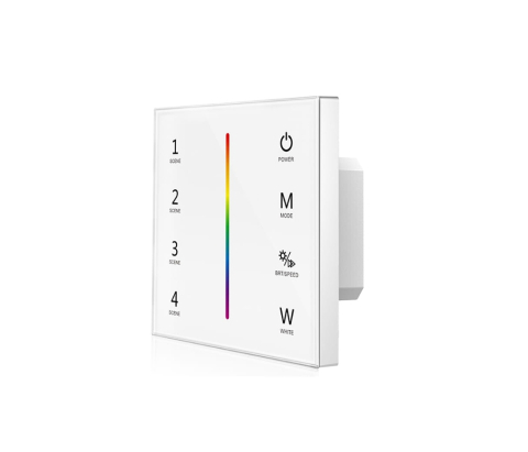 Controlere și receptoare - Controler LED RGB+W • 12-24V • 12A • 1 zonă - T4-1(W)