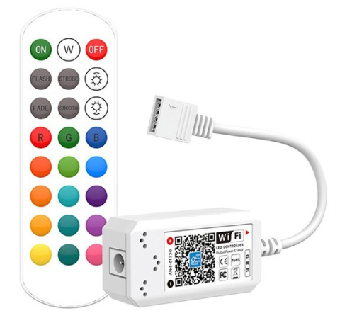 Controlere și receptoare - Controler LED RGB • WiFi / RF 2,4 GHz • 144W