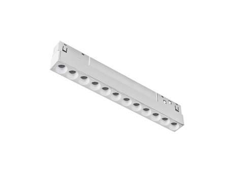 Șină magnetică 48V - Corp liniar magnetic 48V • 12W • 3000K • 1000lm • 36° • Ra90 • 220mm - cip Osram, alb