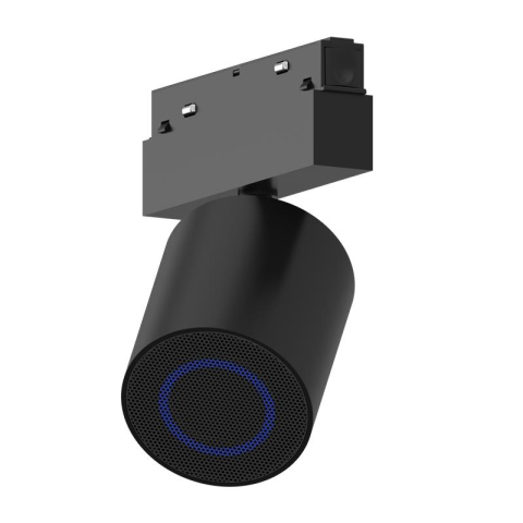 Conectori și accesorii 48V - Difuzor Bluetooth pentru șină magnetică 48V • 10W • Ø64mm - negru