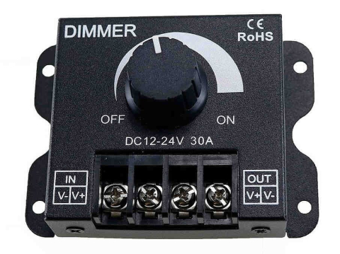 Dimmere - Dimmer LED 12-24V • 30A • 1 canal