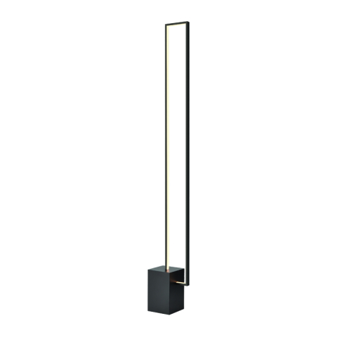 Lampadare - Lampadar LED de podea Aelia 35W • 3000K • 2800lm • 20,5 cm × H150 cm - metal, negru