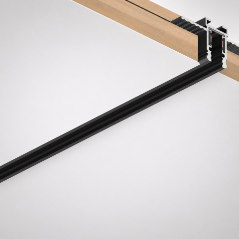 Șine slim 24V - Mini șină magnetică trimless 24V slim • 2m - negru