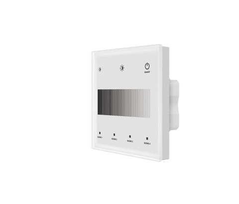 Telecomenzi și panouri - Panou de perete LED monocolor • 230V • 1 zonă - T11-S(W)