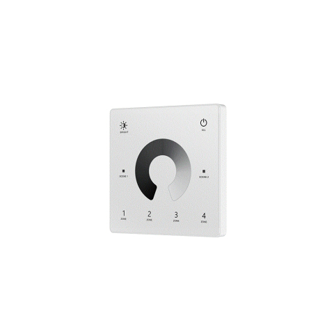 Telecomenzi și panouri - Panou de perete LED monocolor • 4 zone - TW1-4(W)