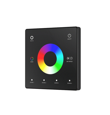 Telecomenzi și panouri - Panou de perete LED RGB+W • 1 zonă - TW4(B)