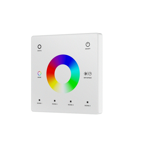 Telecomenzi și panouri - Panou de perete LED RGB+W • 1 zonă - TW4(W)