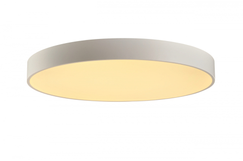 Corpuri de iluminat - Plafonieră LED Optimus 100W • CCT reglabil • 9500lm • Ø100 cm × H10 cm - metal, alb