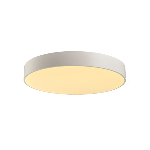 Plafoniere - Plafonieră LED Optimus 60W • CCT reglabil • 5600lm • Ø75 cm × H10 cm - metal, alb