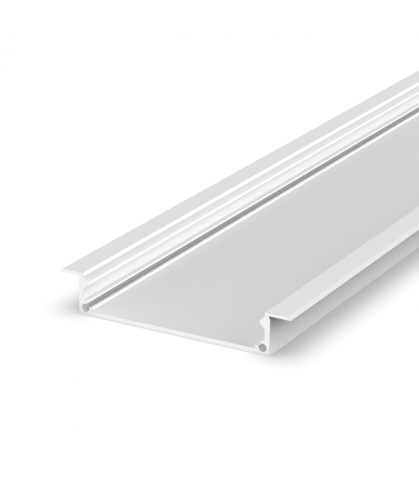 Profile aluminiu pentru bandă LED - Profil aluminiu LED P21-1 alb