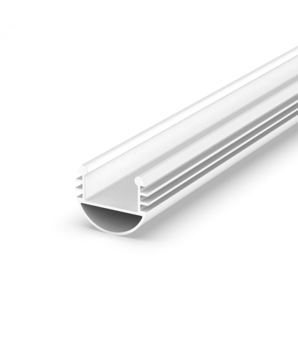 Profile aluminiu pentru bandă LED - Profil aluminiu LED P8-1 alb