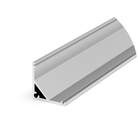 Profil de colț - Profil aluminiu LED de colț P3-2 argintiu anodizat
