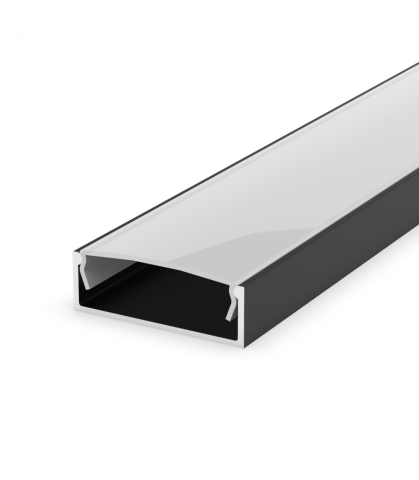 Profil aplicat - Profil aluminiu LED aplicat P13-1 negru