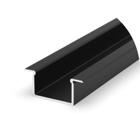 Profil încastrat - Profil aluminiu LED încastrat P14-2 negru