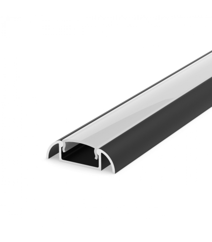Profil aplicat - Profil aluminiu LED aplicat P2-1 negru