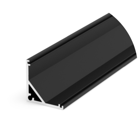 Profil de colț - Profil aluminiu LED de colț P3-2 negru