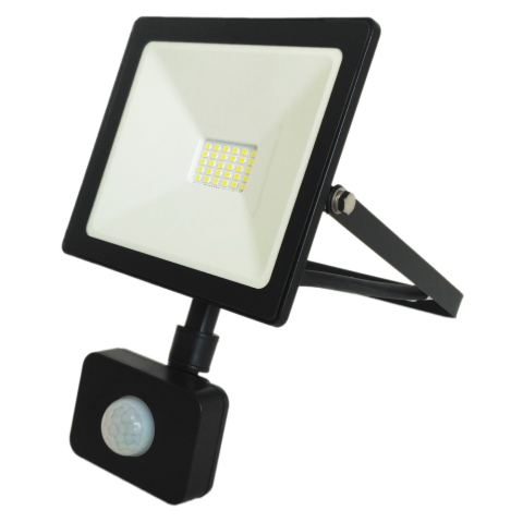 Proiectoare LED - Proiector LED cu senzor de mișcare 20W • 1800lm • 6500K • IP65 • 120° - Galaxy