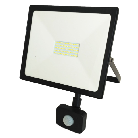 Proiectoare LED - Proiector LED cu senzor de mișcare 50W • 4500lm • 6500K • IP65 • 120° - Galaxy